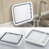 Kitchen & Dining Chairs: Home Master Collapsible Dish Drainer Small Spaces Camping Caravan 34CM X 28.5CM