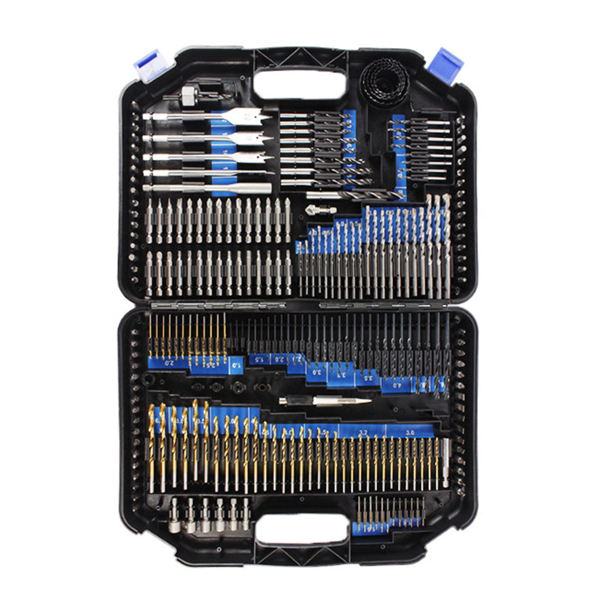 Drill & Screwdriver Accessories: 246pcs Drill Bit Set Hole Opener Drills Kit Metal Wood Plastic DIY Power Tools