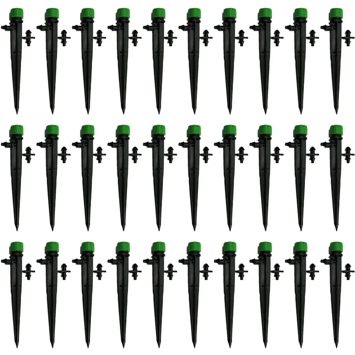 Adjustable Irrigation Misting Dripper 360-degree Sprinkler Drip Watering Tool - Green