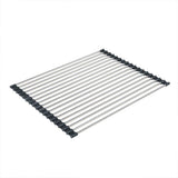 Kitchen Utensils: Multifunctional Stainless Steel Draining Rack Folding Sink Organizer for Kitchen - 580 x 400mm