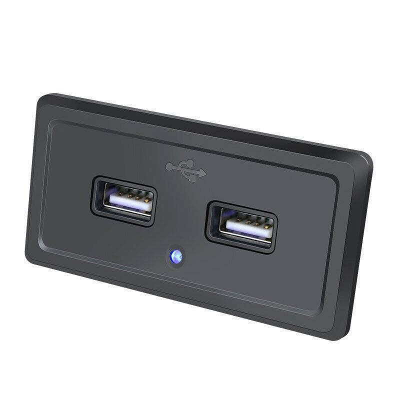 Automotive Parts: Dual USB Car Charger Socket Panel 5V 3.1A 12V 24V for Car RV Motorcycle