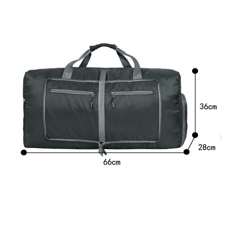 Duffel Bags: 70L Large Travel Duffle Bag Foldable Waterproof Gym Bag with Shoe Compartment