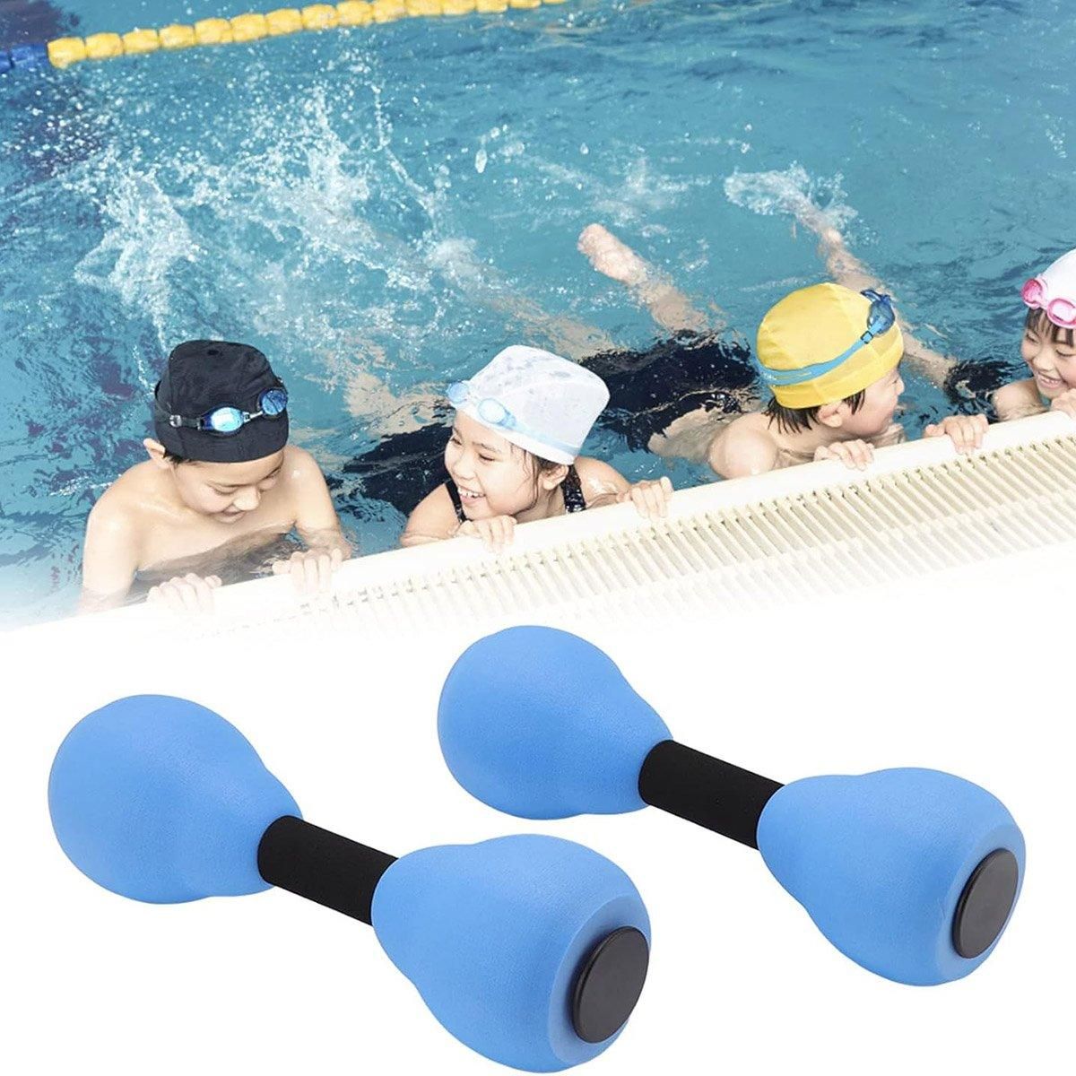 2-Piece Blue Aquatic Exercise Dumbbell Pair