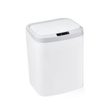 Automatic Bins: Sensor Trash Bin Touchless 16L White Automatic Motion Kitchen Rubbish Can