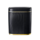 Automatic Bins: Sensor Trash Can 8L Narrow Black Smart Bin Touchless Bathroom Toilet Waste Bin