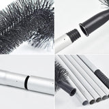 Toilet Brushes & Holders: Gutter Cleaning Brush Roofing Tool with Pole 208cm for Long Splicing Gutter