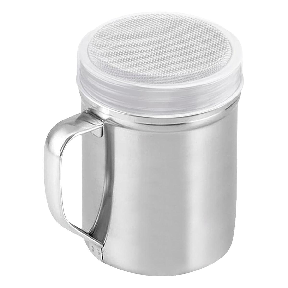 Bakeware & Accessories: Stainless Steel Powder Shaker Mesh Sugar Flour Dispenser Spice Baking Tool