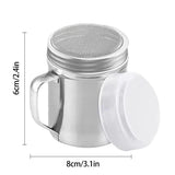 Bakeware & Accessories: Stainless Steel Powder Shaker Mesh Sugar Flour Dispenser Spice Baking Tool