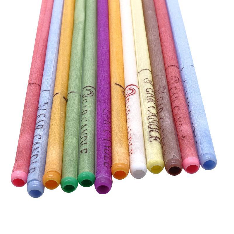 Cosmetics: 16Pcs Scented Ear Candles Aromatherapy Wax Relaxation Set Multi Colour