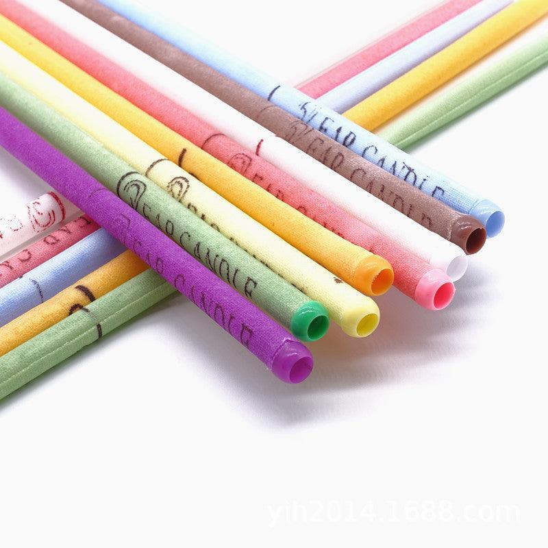 Cosmetics: 16Pcs Scented Ear Candles Aromatherapy Wax Relaxation Set Multi Colour
