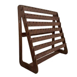 Jewellery Making Kits: Vintage Wooden Earring Holder Jewelry Display Stand Organizer for Earrings