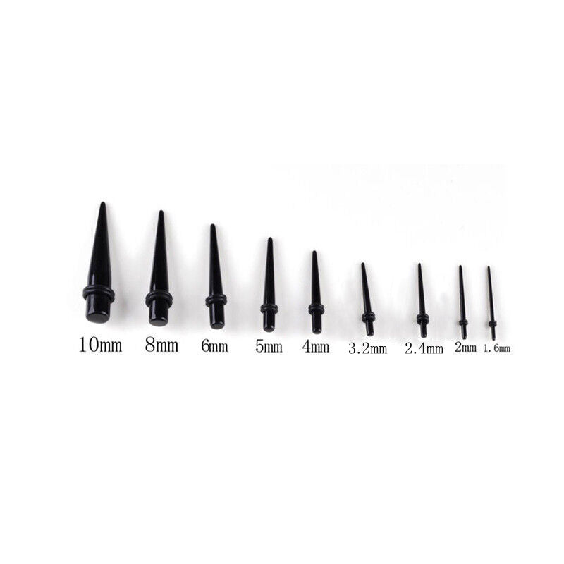 Men's Jewellery: 36Pcs Ear Stretching Kit Plug Set Stretch Ear Taper Stretcher Expander Tapers Au
