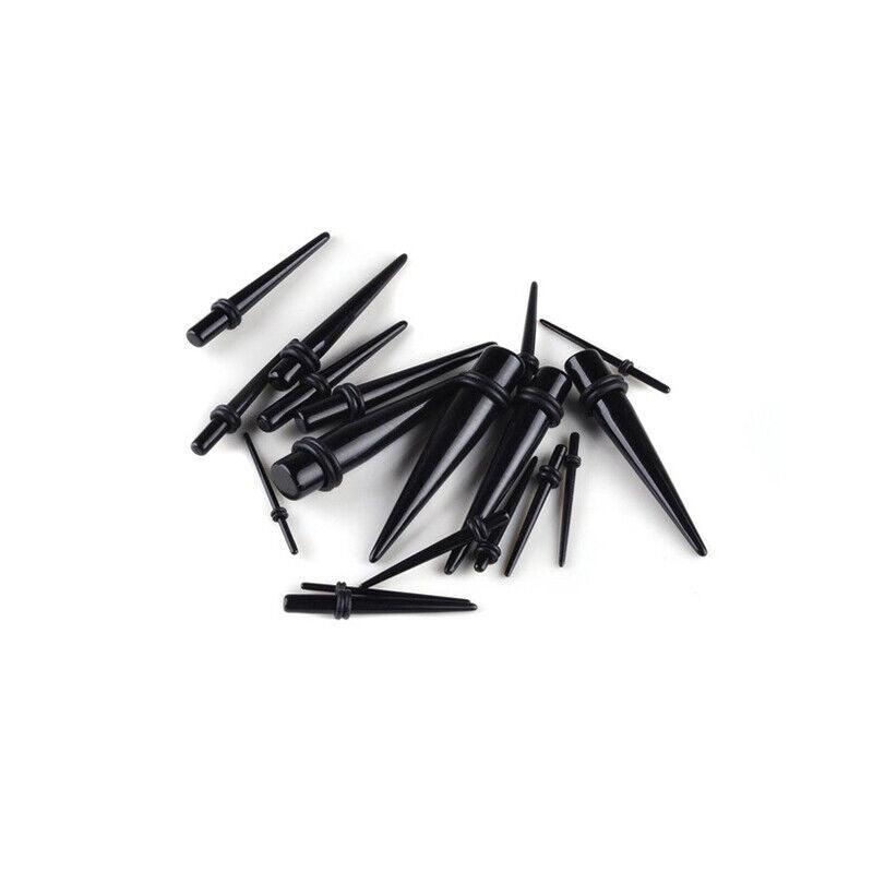 Men's Jewellery: 36Pcs Ear Stretching Kit Plug Set Stretch Ear Taper Stretcher Expander Tapers Au