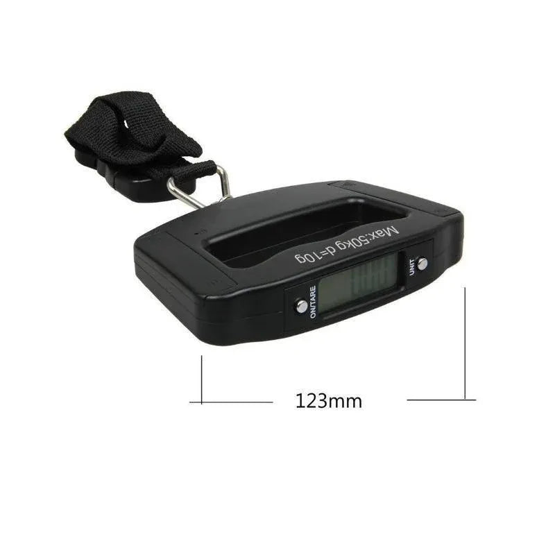 Digital Hanging Luggage Scale, Portable Travel Suitcase Weighing Scale - 1 Pc