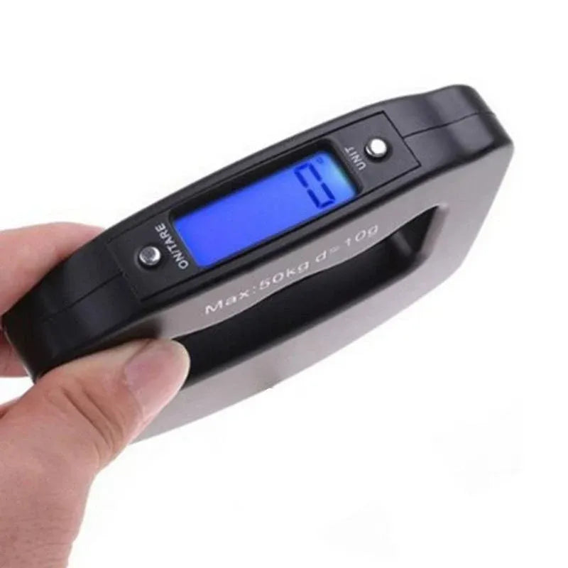 Digital Hanging Luggage Scale, Portable Travel Suitcase Weighing Scale - 1 Pc
