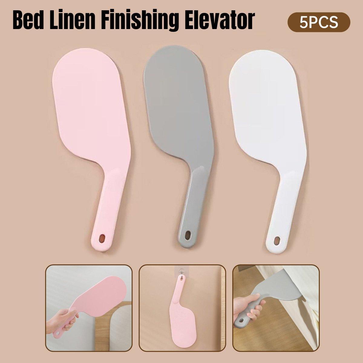 Insulation: 5pcs Bed Sheet and Mattress Organizer Fixer Gap Lifter Tool Bed Sheet Holder Set - Grey