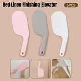 Insulation: 5pcs Bed Sheet and Mattress Organizer Fixer Gap Lifter Tool Bed Sheet Holder Set - White