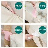 Insulation: 5pcs Bed Sheet and Mattress Organizer Fixer Gap Lifter Tool Bed Sheet Holder Set - White