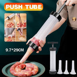 Speciality Appliances: Sausage Machine Meat Filler Stuffer Salami Maker Funnel Hand Operated