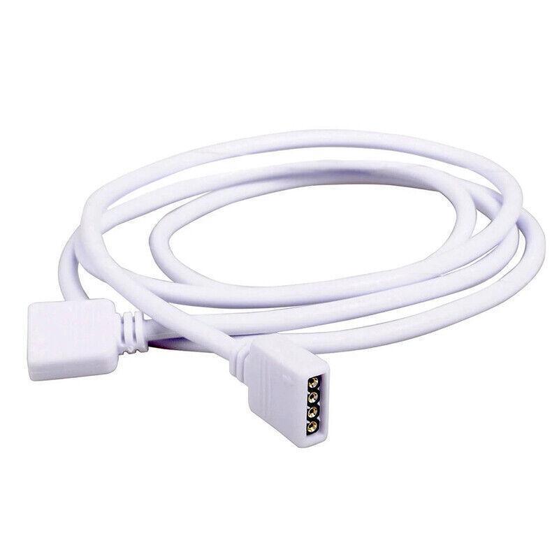 Power & Electrical Supplies: 1-10M White LED RGB Light Strip Extension Cord Cable Lead Connector 4 Pin - 2M