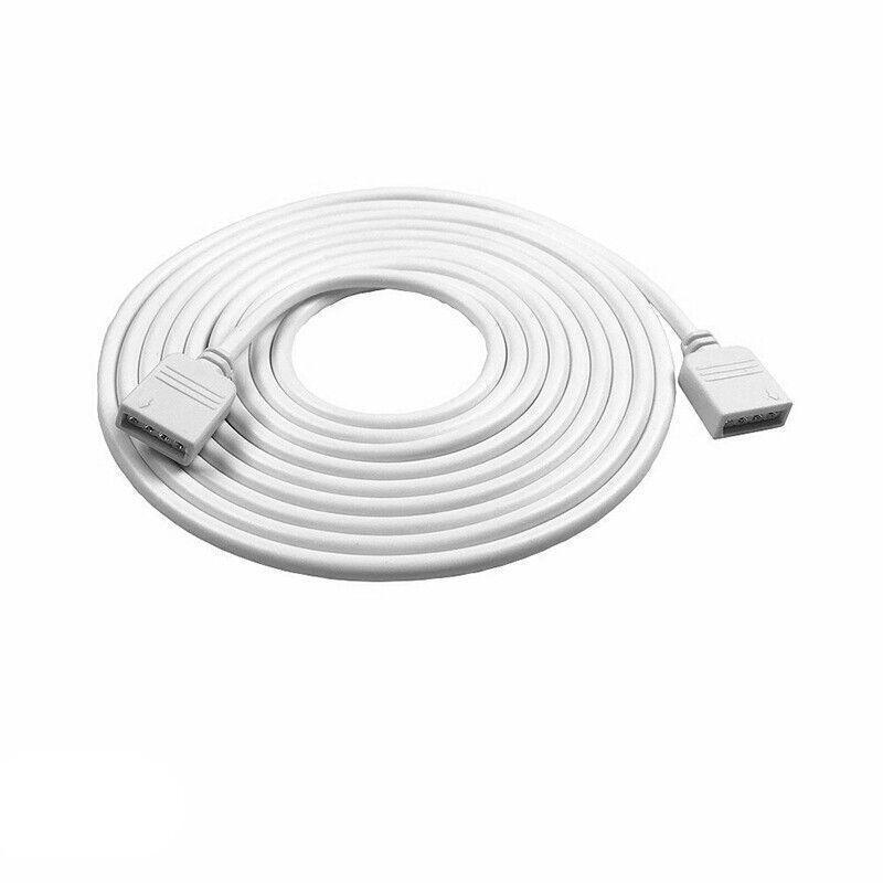 Power & Electrical Supplies: 1-10M White LED RGB Light Strip Extension Cord Cable Lead Connector 4 Pin - 3M