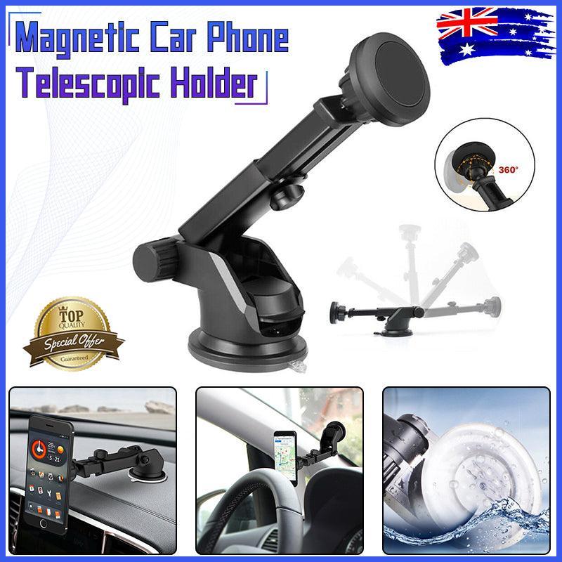 Laptop Stands: 360 Degree Car Phone Holder Telescopic Mount for Dashboard and Windshield Use