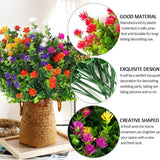 Artificial Flowers & Plants: 8pcs Artificial Camellia Flowers Realistic Silk Floral Decoration for Home Decor