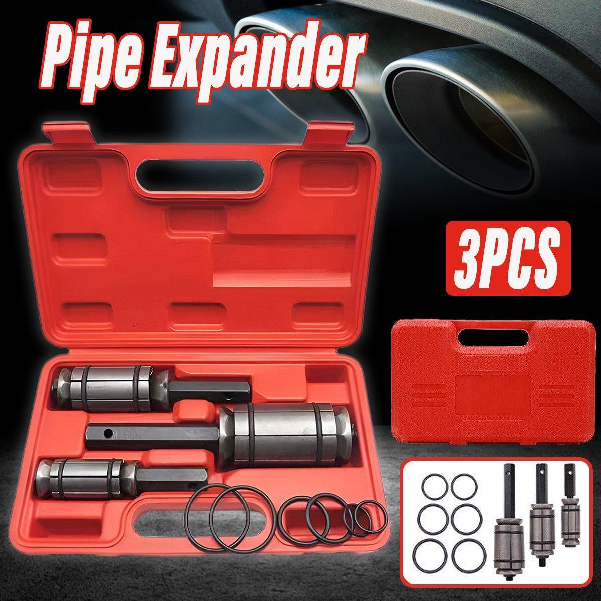 Automotive Repair & Speciality Tools: Tail Pipe Expander Set Exhaust Muffler Spreader Dent Remover Tool Kit 3PCS