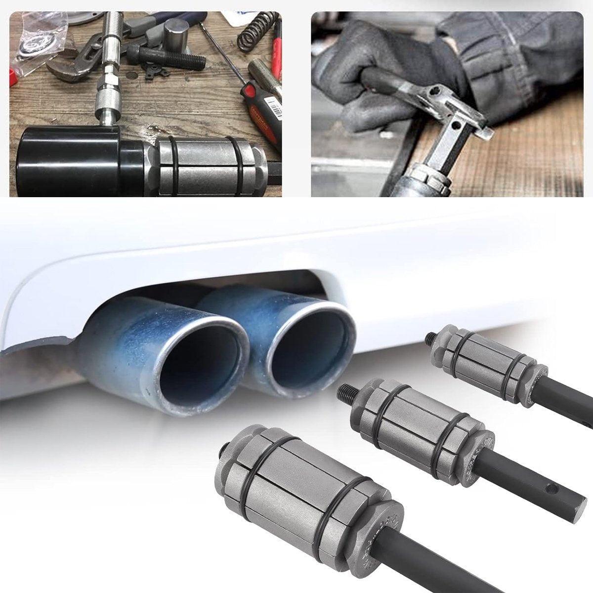 Automotive Repair & Speciality Tools: Tail Pipe Expander Set Exhaust Muffler Spreader Dent Remover Tool Kit 3PCS