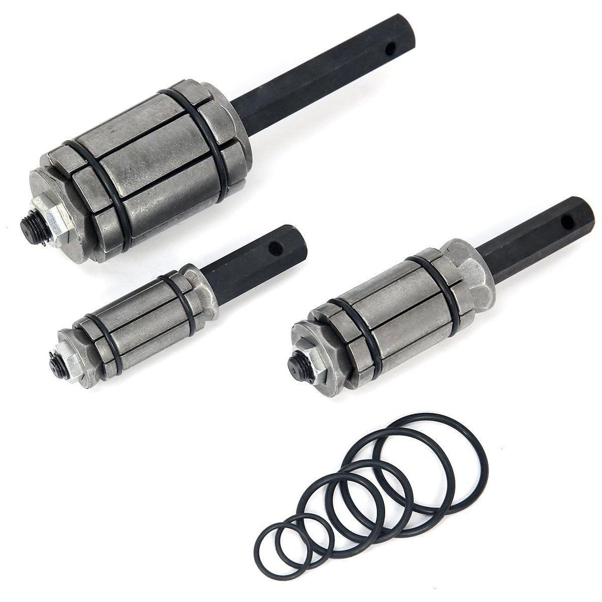 Automotive Repair & Speciality Tools: Tail Pipe Expander Set Exhaust Muffler Spreader Dent Remover Tool Kit 3PCS