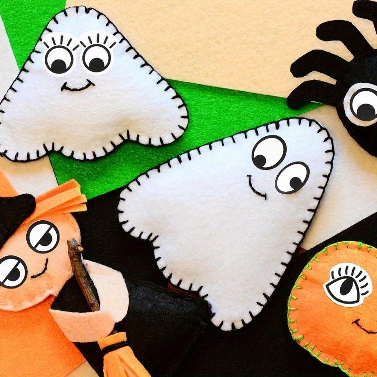 Arts & Crafts: 2 Rolls Cartoon Eye Stickers Self-Adhesive DIY Craft Paper for Handmade Projects