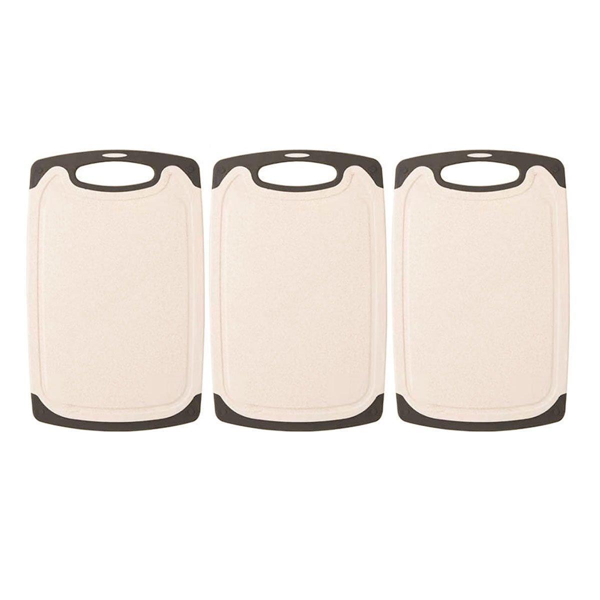 Kitchen Utensils: 3PCS Wheat Straw Cutting Board Kitchen Chopping Board for Vegetables Meat Fruit