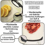 3PCS Wheat Straw Cutting Board Kitchen Chopping Board for Vegetables Meat Fruit