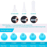 Cat Bowls, Feeders & Waterers: Puppy Kitten Feeding Bottle Set Pet Dog Cat Bady Nursing Water Milk Feeder 60ML
