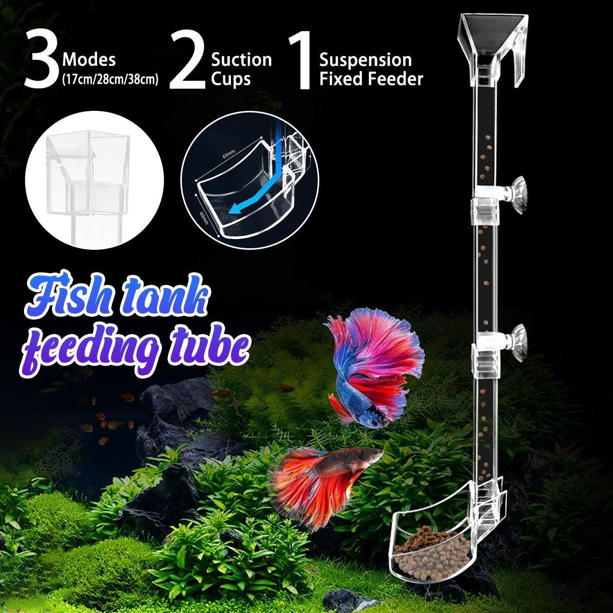 Aquarium Filters & Pumps: Aquarium Feeding Tube Multifunctional Fish Tank Floating Feeding Ring Shrimp Feeder