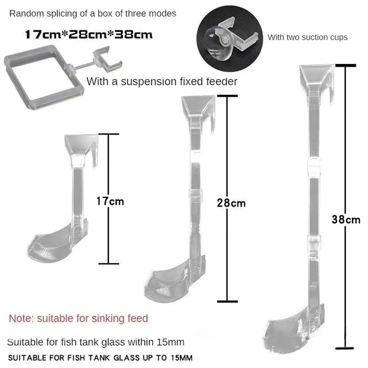 Aquarium Filters & Pumps: Aquarium Feeding Tube Multifunctional Fish Tank Floating Feeding Ring Shrimp Feeder