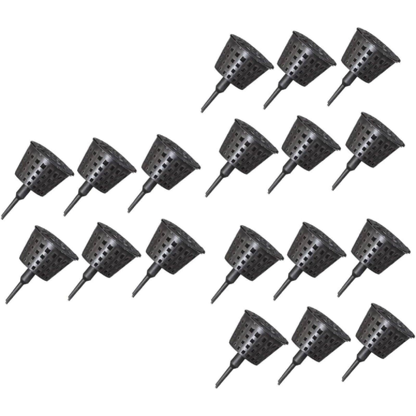 Gardening Tools: 100x Plastic Fertilizer Baskets with Lid Balcony Gardening Tools Bonsai Supplies