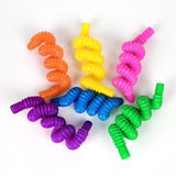 6Pcs Sensory Pop Tube Fidget Toys for Office School Home Use - Large 6PCS