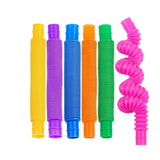 6Pcs Sensory Pop Tube Fidget Toys for Office School Home Use - Large 6PCS