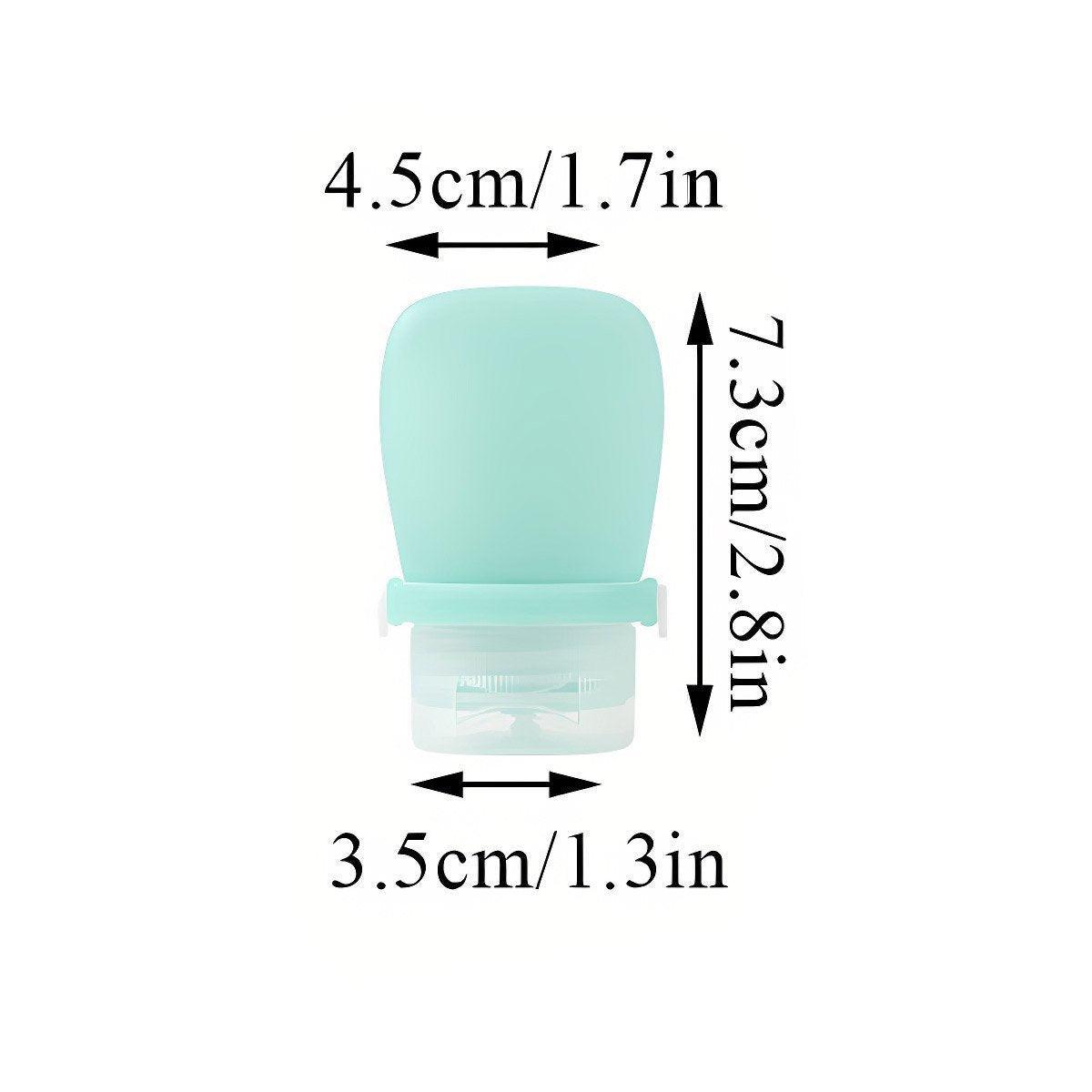 Cosmetic & Toiletry Bags: 4pcs Travel Storage Bottles Set Refillable Silicone for Shampoo Lotion Cosmetics