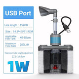 Aquarium Filters & Pumps: Aquarium Six in One Filter Reverse Air Lift Suction Aeration Wave Maker System