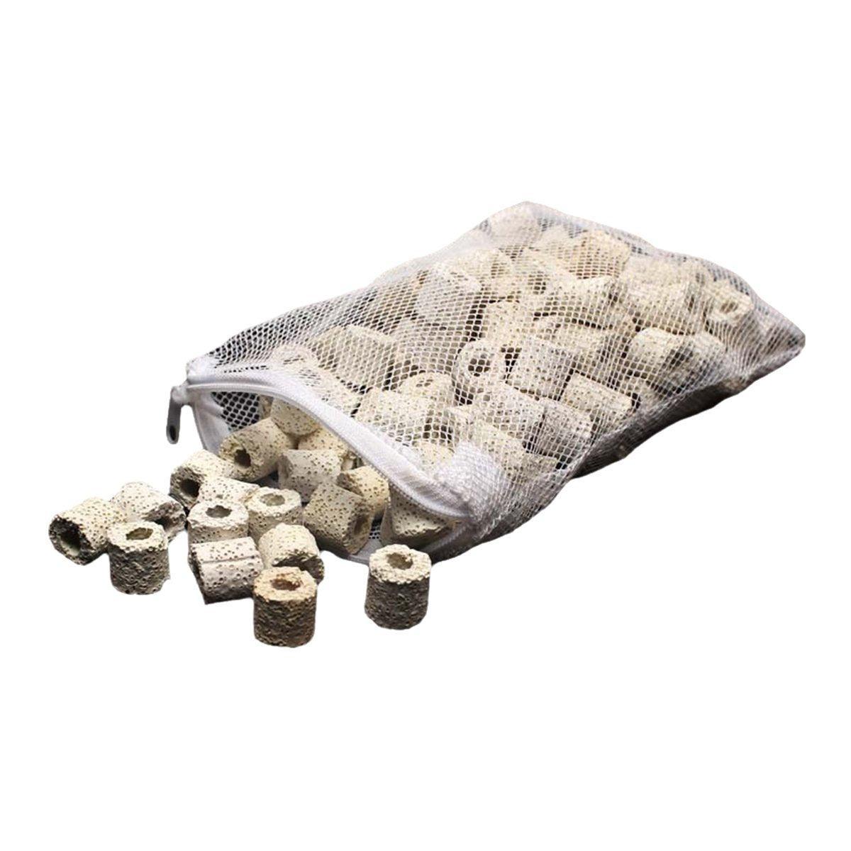 Aquarium Filters & Pumps: 500g Fish Tank Water Filter Media Aquarium Filtration Material Sponge Pad - Maifan Stone