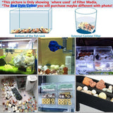 Aquarium Filters & Pumps: 500g Fish Tank Water Filter Media Aquarium Filtration Material Sponge Pad - Nano Ring