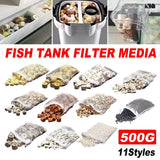 Aquarium Filters & Pumps: 500g Fish Tank Water Filter Media Aquarium Filtration Material Sponge Pad - Bio-Beads