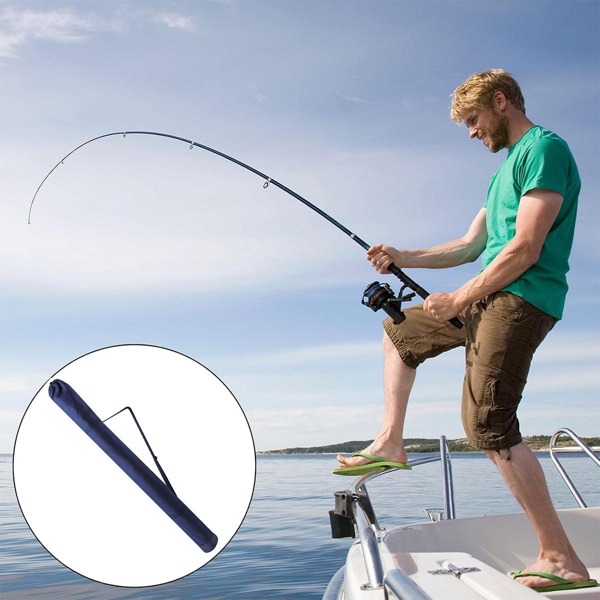Fishing Tackle: Outdoor Portable Fishing Rod Bag Folding Storage Carrier Waterproof Fishing Case - 120cm