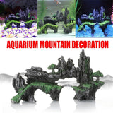 Aquarium Decor: Aquarium Decoration Rock Cave Stone Ornament Fish Tank Mountain View Decor