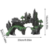 Aquarium Decor: Aquarium Decoration Rock Cave Stone Ornament Fish Tank Mountain View Decor