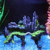 Aquarium Decor: Aquarium Decoration Rock Cave Stone Ornament Fish Tank Mountain View Decor