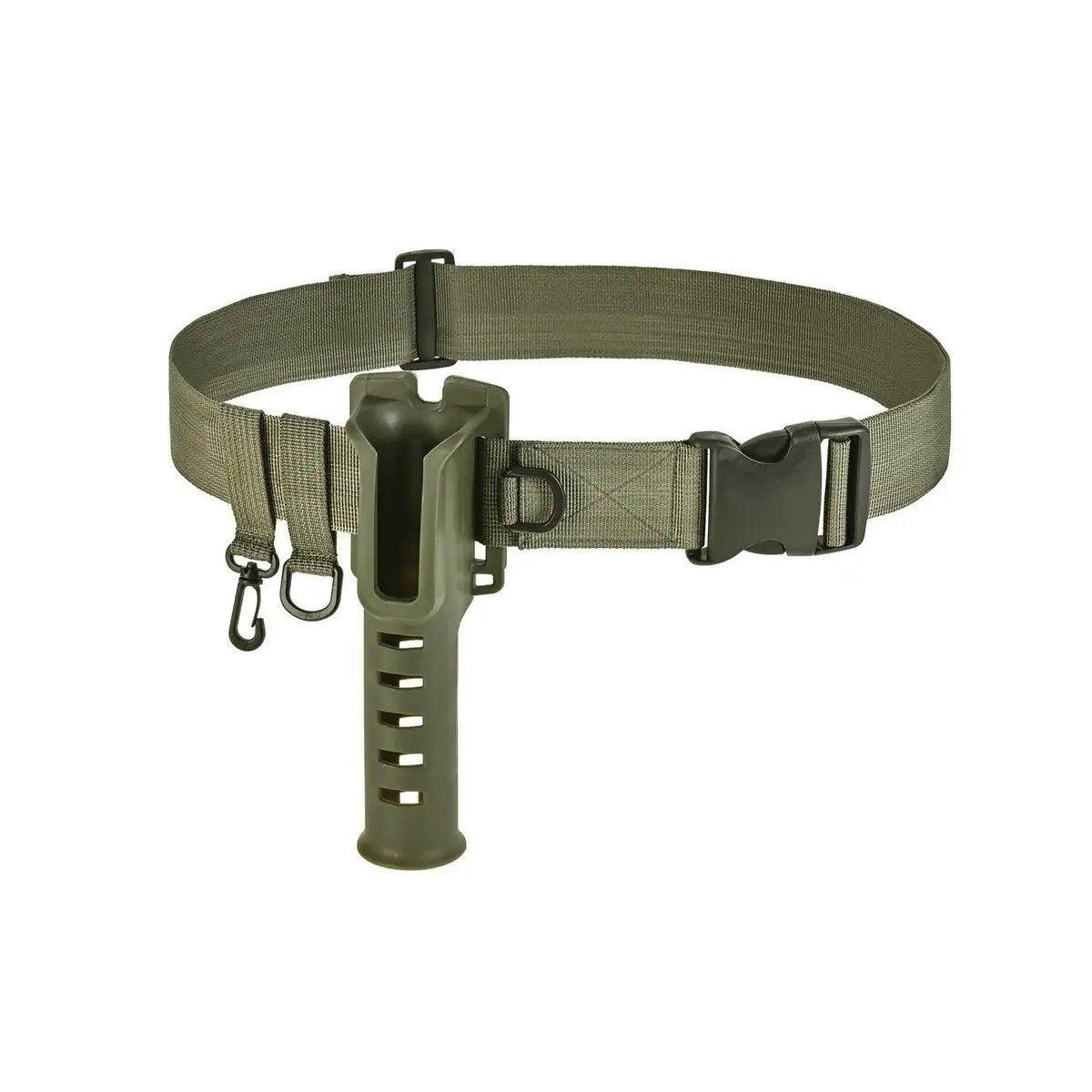 Fishing Tackle: Adjustable Fishing Rod Holder Belt Portable Waist Strap Fishing Gear Rod Storage