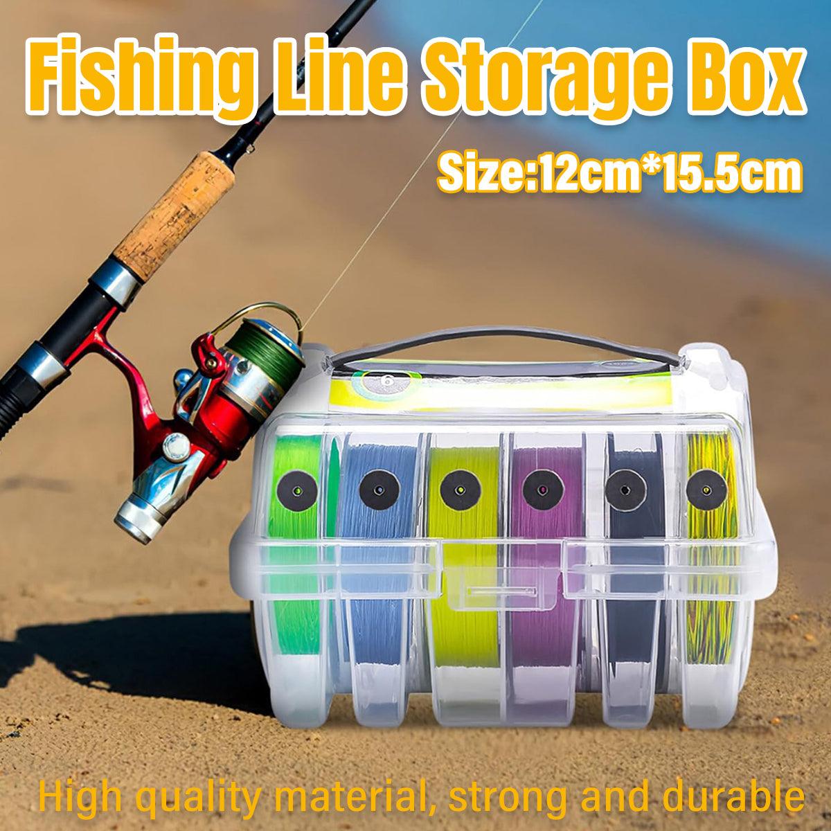 Fishing Tackle: Multifunctional Fishing Line Organizer Storage Box Tackle Management Holder